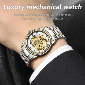 Custom Men's <b>Watches</b> 40mm Automatic Mechanical <b>Watch</b> Luxury AR Sapphire Glass Hollow Charming <b>Watch</b> Men - Product Image 5