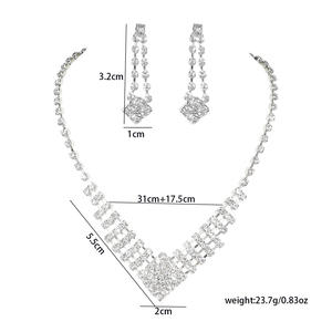 Conjunto de Joyería Nupcial de Gran Venta - Accesorios al por Mayor para Bodas: Collar, Pendientes y Pulsera - Product Image 6