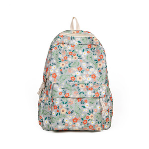 Sac à dos scolaire imprimé mignon de grande capacité en polyester imperméable pour filles avec fermeture à glissière au design élégant pour les voyages des étudiants - Product Image 5