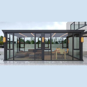 Nouveau design de maison préfabriquée quatre saisons en Australie <span class=keywords><strong>Sun</strong></span> House personnalisée en verre trempé et cadre en aluminium - Product Image 3