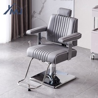 Chaise de salon hydraulique professionnelle, pivotante, réglable en hauteur, pour barbier