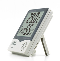 Thermomètre hygromètre de salon de beauté portable avec logo personnalisé boîte à outils de marque privée outil de cils en plastique portable pour la fabrication de cils