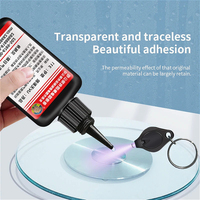ZY70 Guoelephant 311 Colle instantanée UV sans ombre, colle spéciale pour embouts en cuir, durcissement rapide, liaison haute résistance