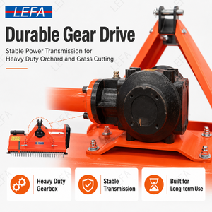 Trinciaerba <span class=keywords><strong>a</strong></span> flagelli Lefa ad alta efficienza per macchine agricole / Trinciatrice <span class=keywords><strong>a</strong></span> flagelli per mini escavatore in vendita - Product Image 4
