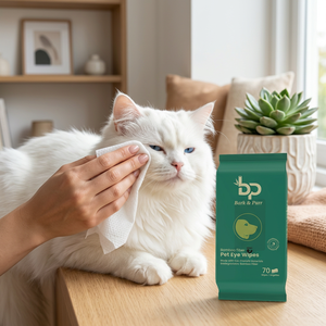 Logo personnalisé, 100% fibre de bambou, doux, biodégradable, respectueux de l'environnement, 70 pièces, hypoallergénique, sans parfum, formule <span class=keywords><strong>antiseptique</strong></span> douce, <span class=keywords><strong>pour</strong></span> animaux de compagnie - Product Image 1