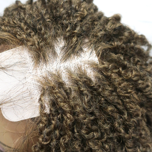 Nouveautés Perruques synthétiques de haute qualité en fibre résistante à la chaleur, style dreadlocks néerlandaises, pour femme noire, <span class=keywords><strong>perruque</strong></span> transparente sans nœuds, torsades printanières, avec devant transparent - Product Image 4