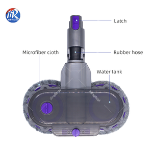 Cepillo de cabeza de mopa giratoria doble con contenedor de agua Compatible con el accesorio de aspiradora Dysons V7 V8 V10 V11 - Product Image 3