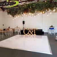 Piscine flottant piste de danse/piste de danse alternatives mariage/carré led piste de danse lumière décoration de mariage