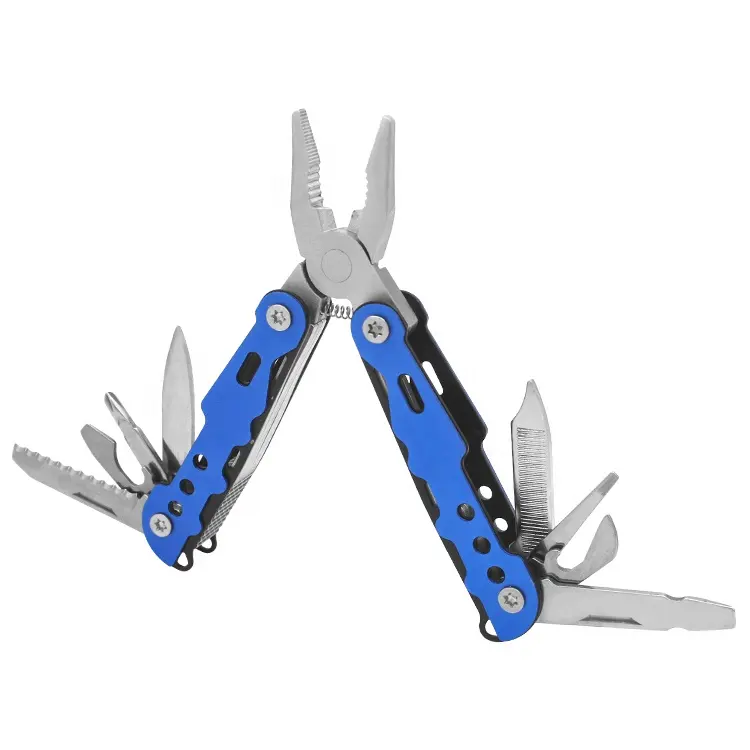 Small size cutting pliers with nail file can opener screwdriver pocket folding pliers mini end cutter pliers