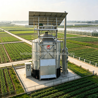 Cuve de Fermentation Extérieure Isolée Grande Taille 7.70*6.20*8.60m – Équipement de Production de Compost Facile d'Entretien