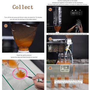 Incubateur d'aliments pour poissons, DIY, eau salée vivante, <span class=keywords><strong>Artemia</strong></span>, outil d'éclosion, saumure, œufs de crevettes, Kit d'éclosion - Product Image 3