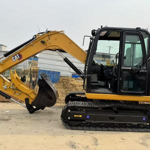 Miniexcavadora CAT308E2 Usada en Venta, Buen Estado de Funcionamiento, con Motor Principal y Componentes del Motor, Excavadora CAT308C CAT308D Incluida - Product Image 2