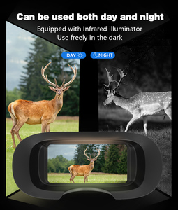 Jumelles tactiques de vision nocturne DT49 8X Zoom pour la chasse, télescope numérique infrarouge couleur avec enregistrement photo et vidéo jour/nuit - Product Image 3