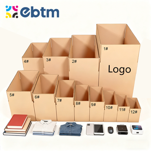 Environmental Protection Large Corrugated Cardboard Carton Printing Logo Package Shipping <strong>Paper</strong> <strong>Boxes</strong> - Product Image 2