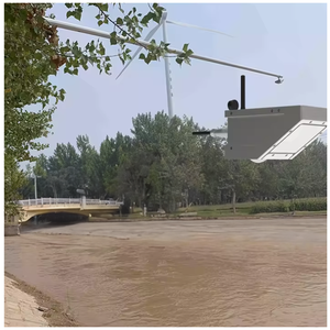 CE Radar chùm hẹp 3 trong 1 30 mét mực nước nước vận tốc bề mặt cảm biến lưu lượng nước cho hệ thống cảnh báo lũ Sông - Product Image 6