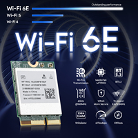 Module clé E M.2 2230 Tri-bande WiFi 6E Bluetooth 5.3 MediaTek MT7902 2400 Mbps pour ordinateur portable et mini PC