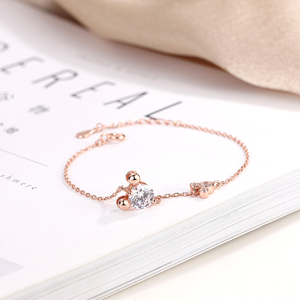 Plated <strong>Bracelets</strong> Designers Adjustable Charm Chain Cz <strong>Mickey</strong> <strong>Bracelet</strong> Jewelry Gold 925 Sterling Silver Luxury Ladies Women Cute - Product Image 4