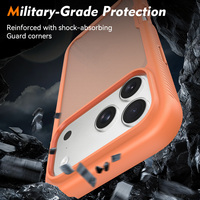 Coque de protection intégrale antichoc robuste double couche TPU+PC pour iPhone 17 Pro Max