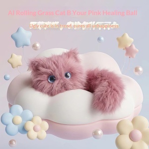 ตุ๊กตาแมว AI อินเทอร์แอคทีฟ สำหรับวางบนโต๊ะ วัสดุโพลีเอสเตอร์ ไส้ใยฝ้าย PP สูง 25 ซม. สำหรับทุกเพศ อายุ 14 ปีขึ้นไป ของเล่นเสริมพัฒนาการ - Product Image 5