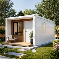 Maison modulaire pliable 20ft 40ft, bureau de chantier à montage rapide, maison conteneur standard de qualité export, maison de campagne en kit plat