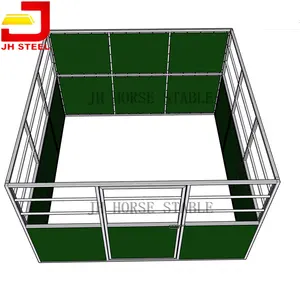 灵活的便携式临时可移动户外安全马马厩摊位面板