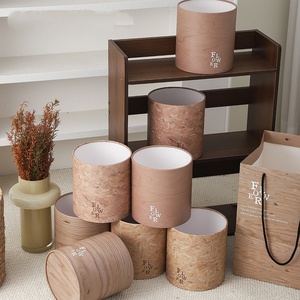 Secchio per Bouquet di Fiori Serie Vintage <span class=keywords><strong>in</strong></span> <span class=keywords><strong>Legno</strong></span> JOYWOOD, Contenitore Creativo per Composizioni Floreali per Fioristi e Forniture per Negozi di Fiori - Product Image 3