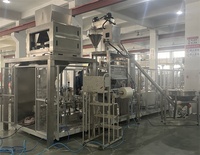 Machine automatique de remplissage conditionnement de scellage de sac de brique sous vide de poudre de café de levure sèche