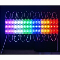 Módulo LED 2835 Impermeable IP68, DC12V, 3 LED, 1.5W, 63*13mm, para Publicidad Exterior