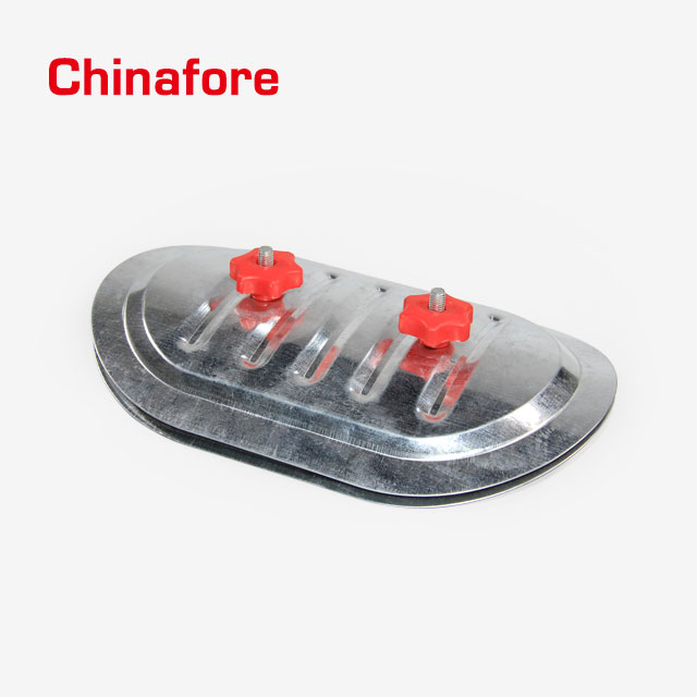 Galvanized Steel Curved Round Access Door for HVAC Duct