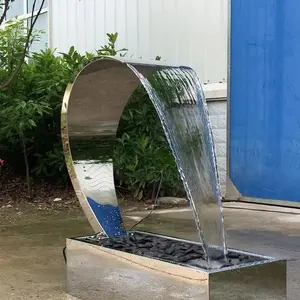 Swimming Pool Waterfall Fountain Stainless Steel Waterfall Stainless Steel Fountain Pool Waterfall