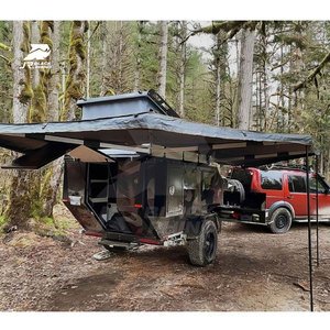 Rv Camper hors route remorque Camping petite remorque <span class=keywords><strong>de</strong></span> voyage camping-car <span class=keywords><strong>caravane</strong></span> Deablo Camacamping boîte tiroir Ontop dur mur Pop campeurs - Product Image 2