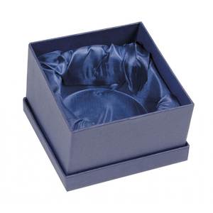 Scatole per Gioielli Blu con Base e Coperchio 100x100x60 mm - Product Image 1