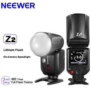 Cho Neewer Z2 2.4 Gam TTL đầu tròn không dây Flash Speedlite Sony/Nikon/Canon Máy ảnh tương thích 3000mAh Pin đầy đủ điện Flash - Product Image 2