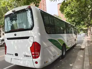 Yutong-autobús diésel de 60 asientos, autobús manual usado, conducción a mano izquierda, autobús de pasajeros con aire acondicionado para África