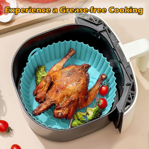Factory OEM Eco-Friendly Silicone Pie Dishes & Pans Oven Baking <b>Tray</b> for Fried Chicken and Cake Home Usage <b>Basket</b> Mat - Product Image 4