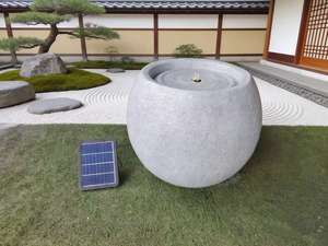 <span class=keywords><strong>Fontaine</strong></span> sphérique <span class=keywords><strong>solaire</strong></span>, <span class=keywords><strong>fontaine</strong></span> extérieure en résine avec panneau <span class=keywords><strong>solaire</strong></span> pour la décoration de jardin, patio et cour - Product Image 5