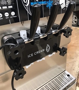 Brenu A Cornet De Glace R404a Cono de venta suave automático Máquinas completas Máquina de helado de mesa - Product Image 3
