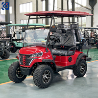 Voiturette de golf électrique personnalisée CAMP, moteur AC 5000W, batterie au lithium, buggy de golf tout-terrain surélevé, véhicule de tourisme à quatre roues