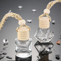 5ml 7 8 9 10 15 Mini Transparent Vide Voiture Désodorisant Diffuseurs Parfum Bouteilles En Verre