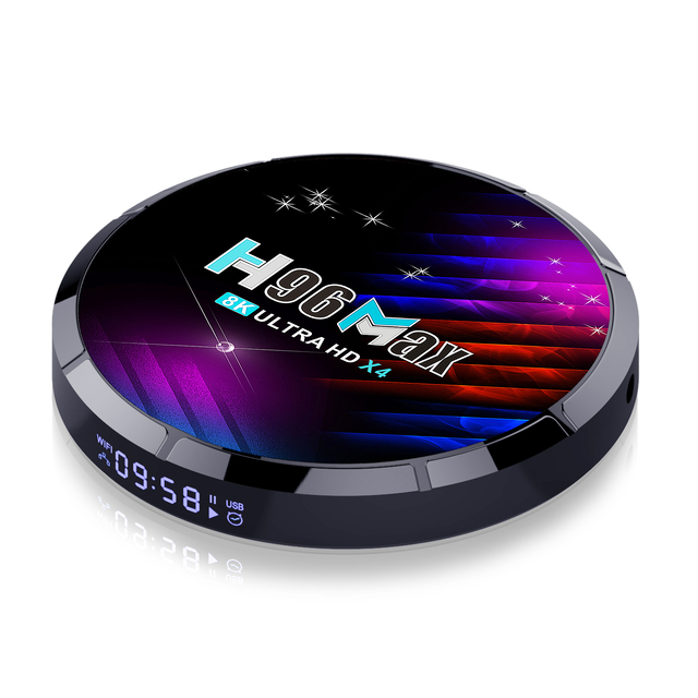 High Quality Brand New Android Smart TV Box Amlogic S905x4 H96 Max X4 Android 11 2.4G/5GHz WIFI Support Multiple Languages