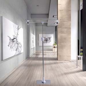 Expositor Ajustable de Aleación de Aluminio con Forma Personalizada, Ecológico, para Dulces, Bebidas, Basura, Alimentos, Póster Promocional - Product Image 4