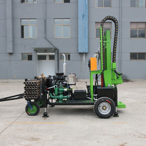 Petite <span class=keywords><strong>machine</strong></span> de forage de puits d'eau perceuse à pneus <span class=keywords><strong>machine</strong></span> de forage de puits d'eau d'irrigation agricole - Product Image 4