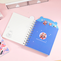 Cuaderno UL traman, lindo dibujo animado, estudiante, tarea, nota, ejercicio, Bloc de notas, oso astronauta, libro de cuentas de mano portátil