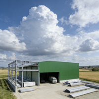 Structure métallique en acier sur mesure pour entrepôt, atelier et usine
