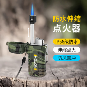 Encendedor Retráctil Impermeable para Exteriores, Resistente al Viento, Fuego Directo, Portátil para Camping - Product Image 1