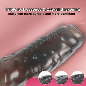 페니스 확대 슬리브 남성 포피 링 음경 확대 트레이너 지연 사정 섹스 토이 남성용 성인용품 - Product Image 4