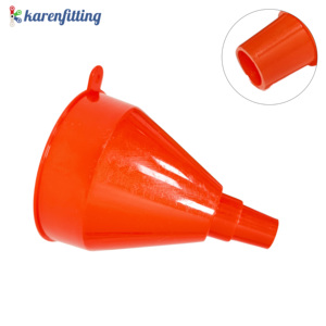 Embudo Universal Rojo para Combustible con Filtro Integrado, HDPE Reforzado para Herramientas de Reparación, Gasolina, Diésel y Maquinaria - Product Image 2