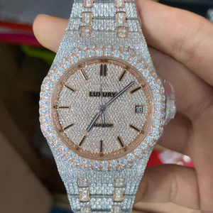 Top Qualité Glacé VVS Moissanite Diamant Montre Pass Diamant Testeur De Luxe Automatique Mécanique Montres - Product Image 3