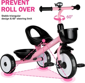 2021 New Wholesale Cheap Price Kids Ride on Tricycle/Kids <b>Pedal</b> Tricycle - Product Image 2