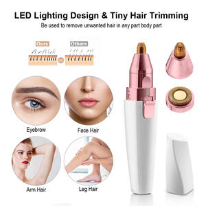 Máquina de afeitar eléctrica 2 en 1, nuevo diseño, depiladora, depilación, afeitadora de cejas - Product Image 4